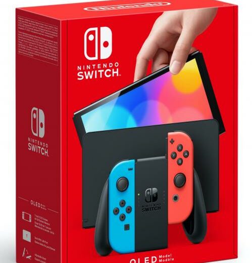 Nintendo Console SWITCH OLED – Red & Blue