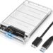 WAVLINK Boîtier Transparent pour disque dur externe 2,5 ” pour disque dur SATA SSD 2,5″ (Copie)