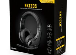 Nitho – Casque de jeu stéréo filaire NX120S Noir pour Xbox, Switch, Playstation, Mobile, Mac et PC